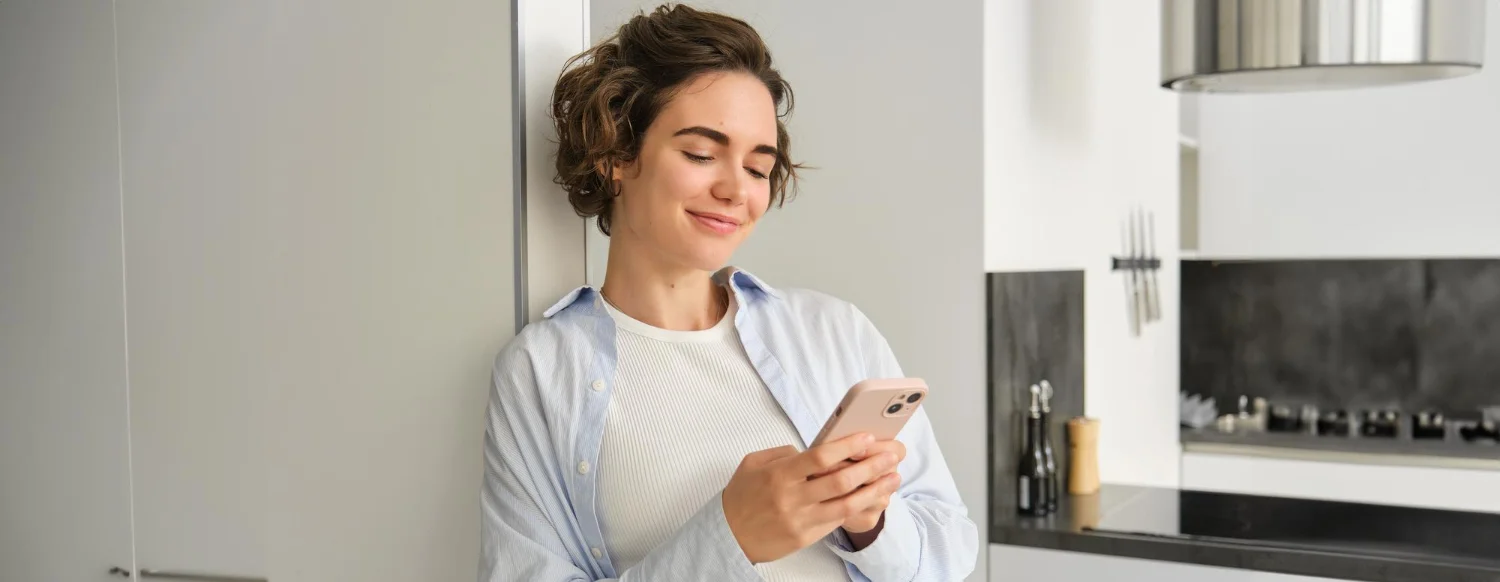 Person applying glucose sensor